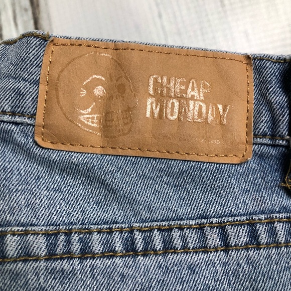 Cheap Monday tide sky crop jeans - Picture 5 of 8